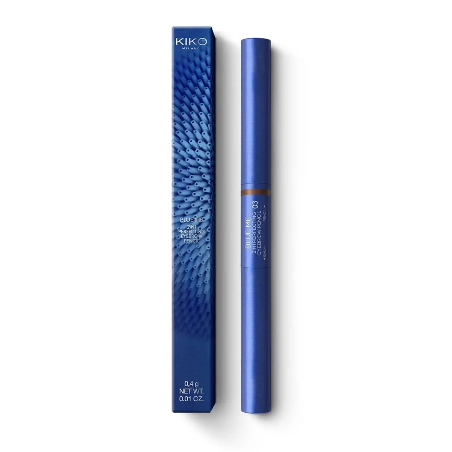 KIKO Milano Blue Me 2-In-1 Perfecting Eyebrow Pencil- Sourcils