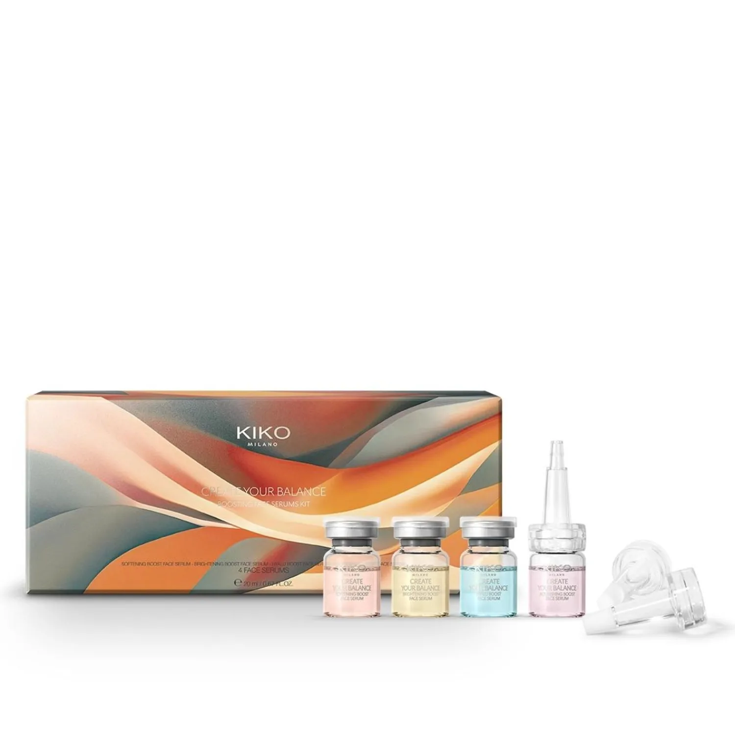 KIKO Milano Create Your Balance Boosting Face Serums Kit- Ensembles Et Trousses