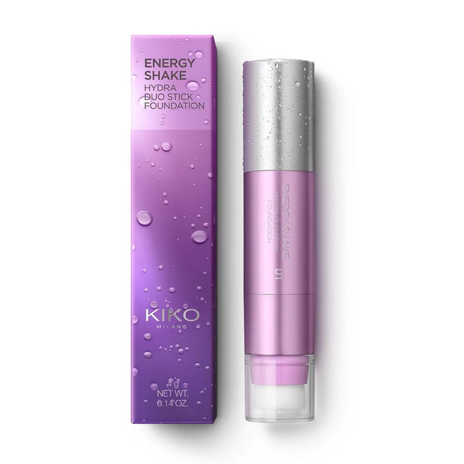 KIKO Milano Energy Shake Hydra Duo Stick Foundation- Fonds De Teint