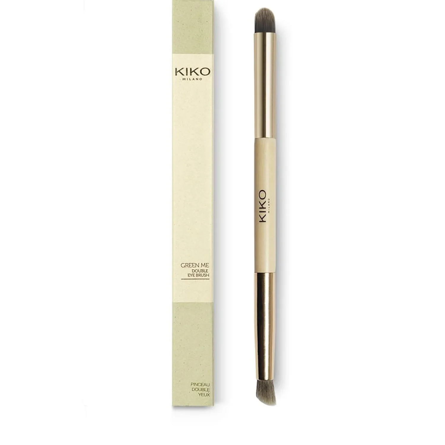 KIKO Milano Green Me Double Eye Brush- Pinceaux Yeux