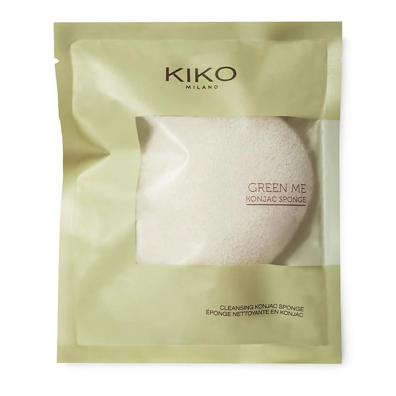 KIKO Milano Green Me Konjac Sponge- Eponges Démaquillantes