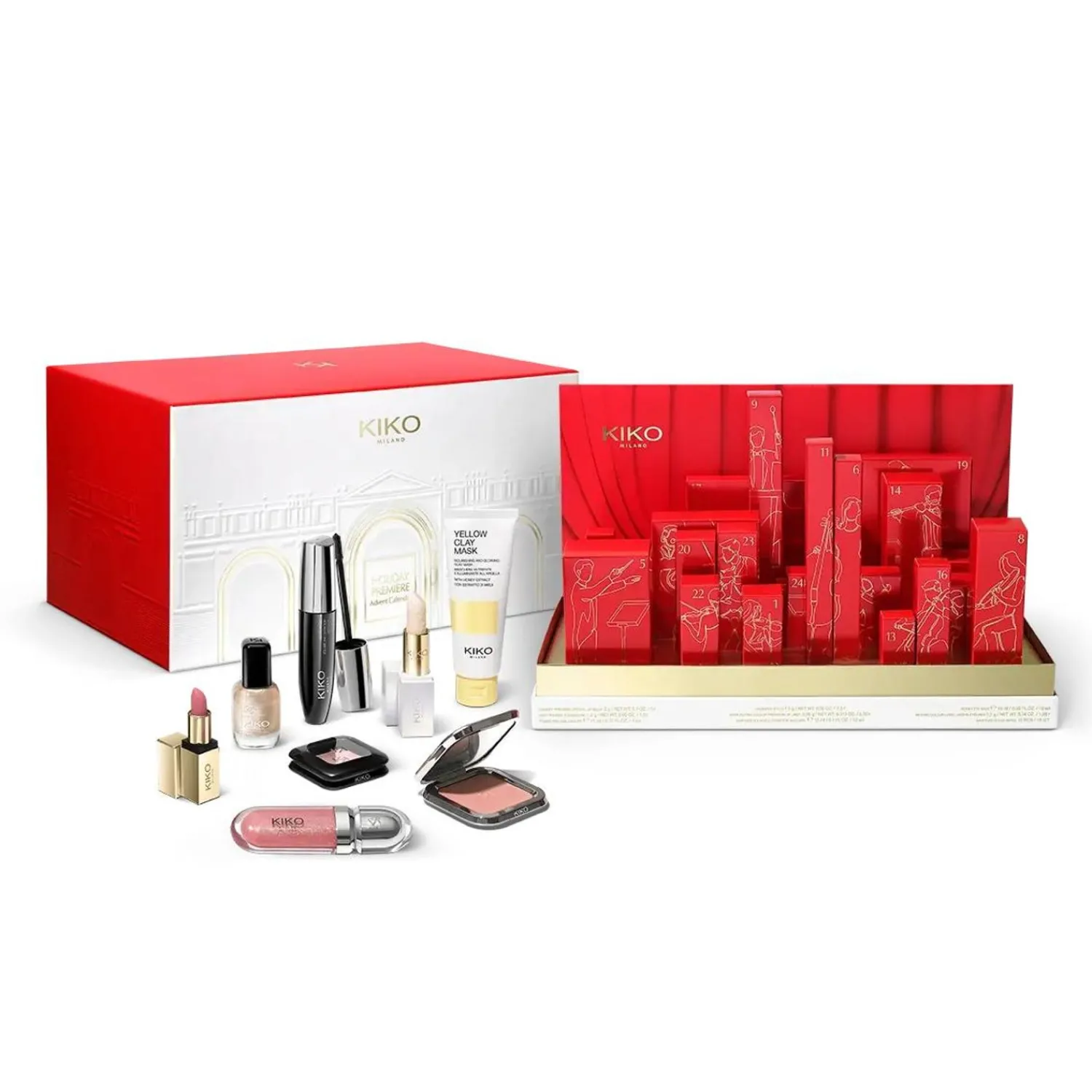 KIKO Milano Holiday Premiere Advent Calendar- Ensembles Et Trousses