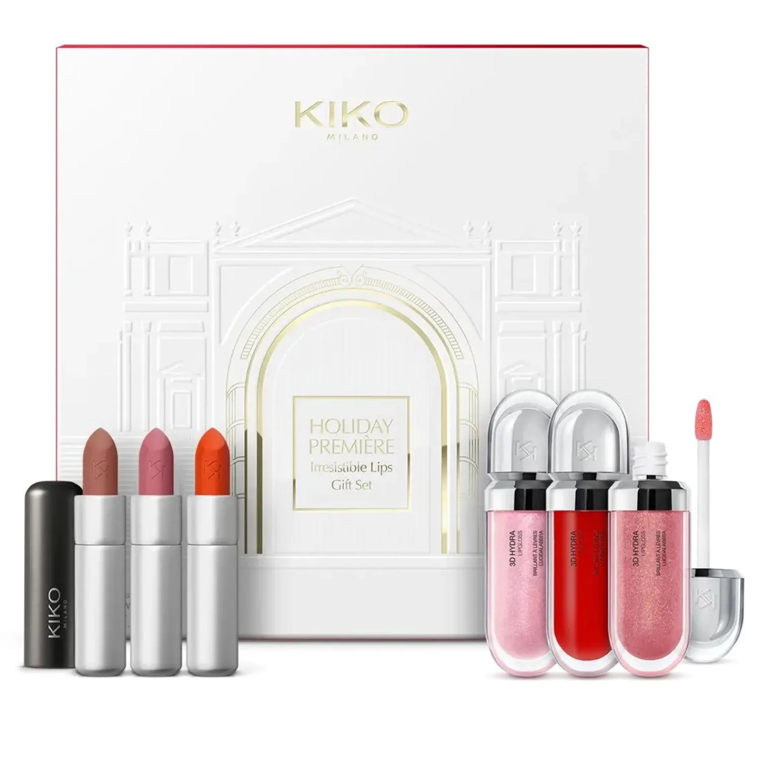 KIKO Milano Holiday Premiere Irresistible Lips Gift Set- Ensembles Et Trousses
